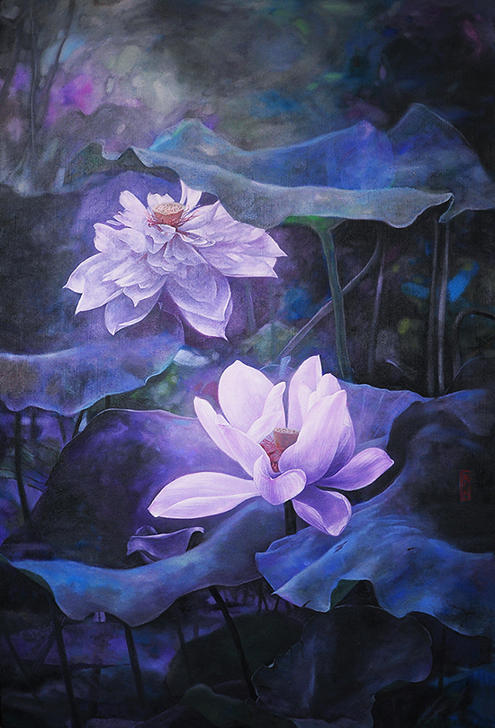 画家西茜作品《梦之证实》在火龙果艺术正式上线