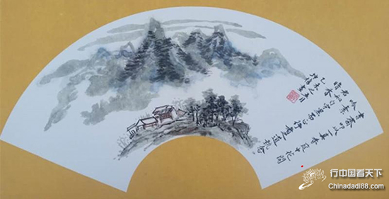 李尚锟:抒山水悠然,借王维诗意