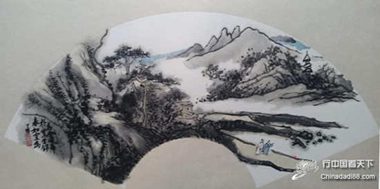 李尚锟:抒山水悠然,借王维诗意