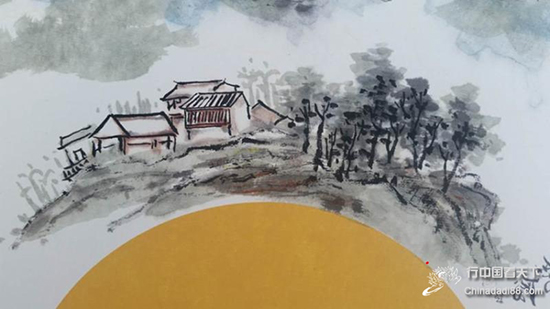 李尚锟:抒山水悠然,借王维诗意